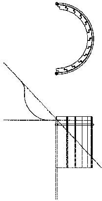 Cross-section of barrel planter
